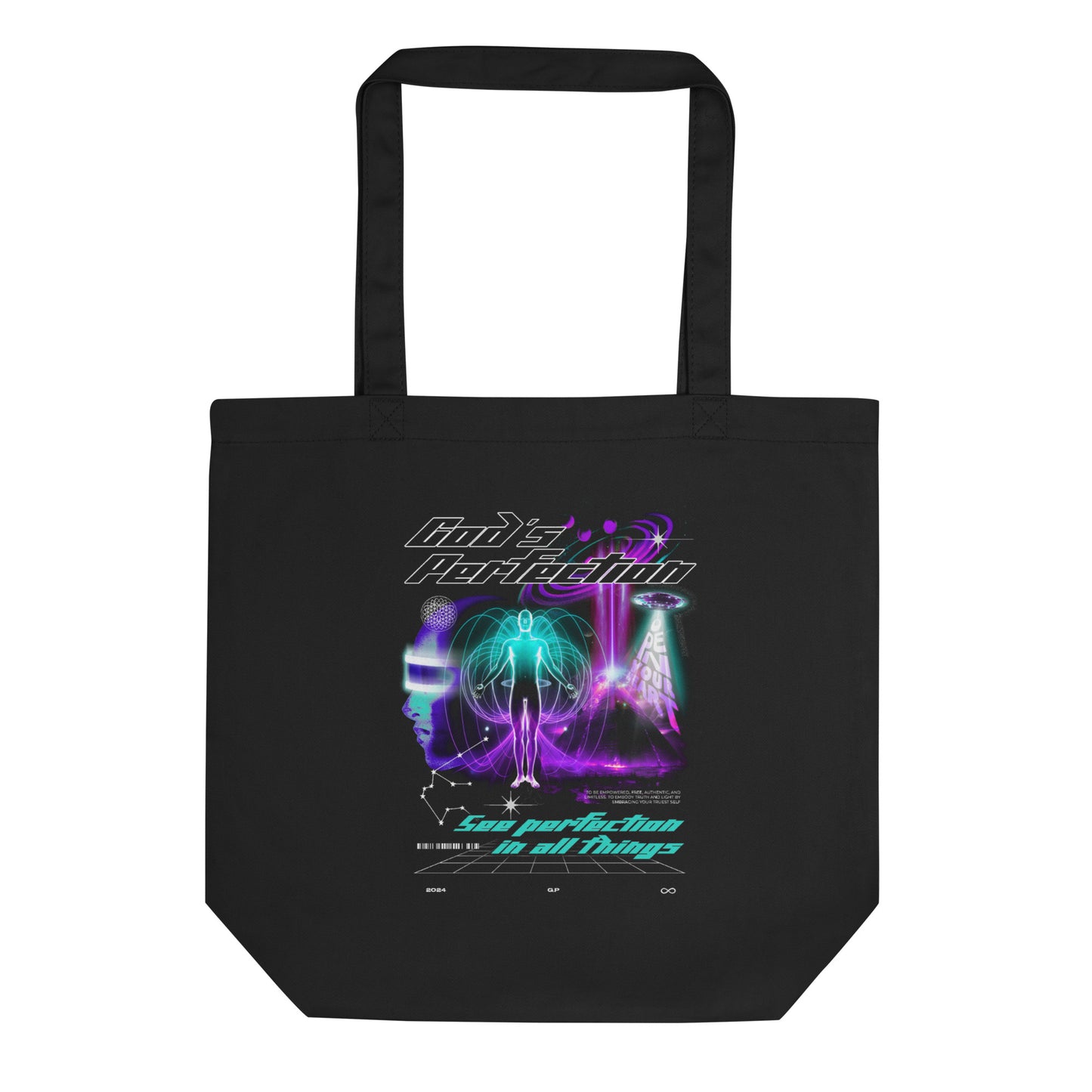 God's Perfection Futuristic Eco Tote Bag