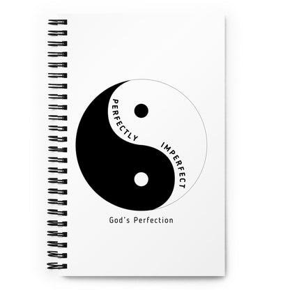 Imperfectly Perfect Spiral notebook