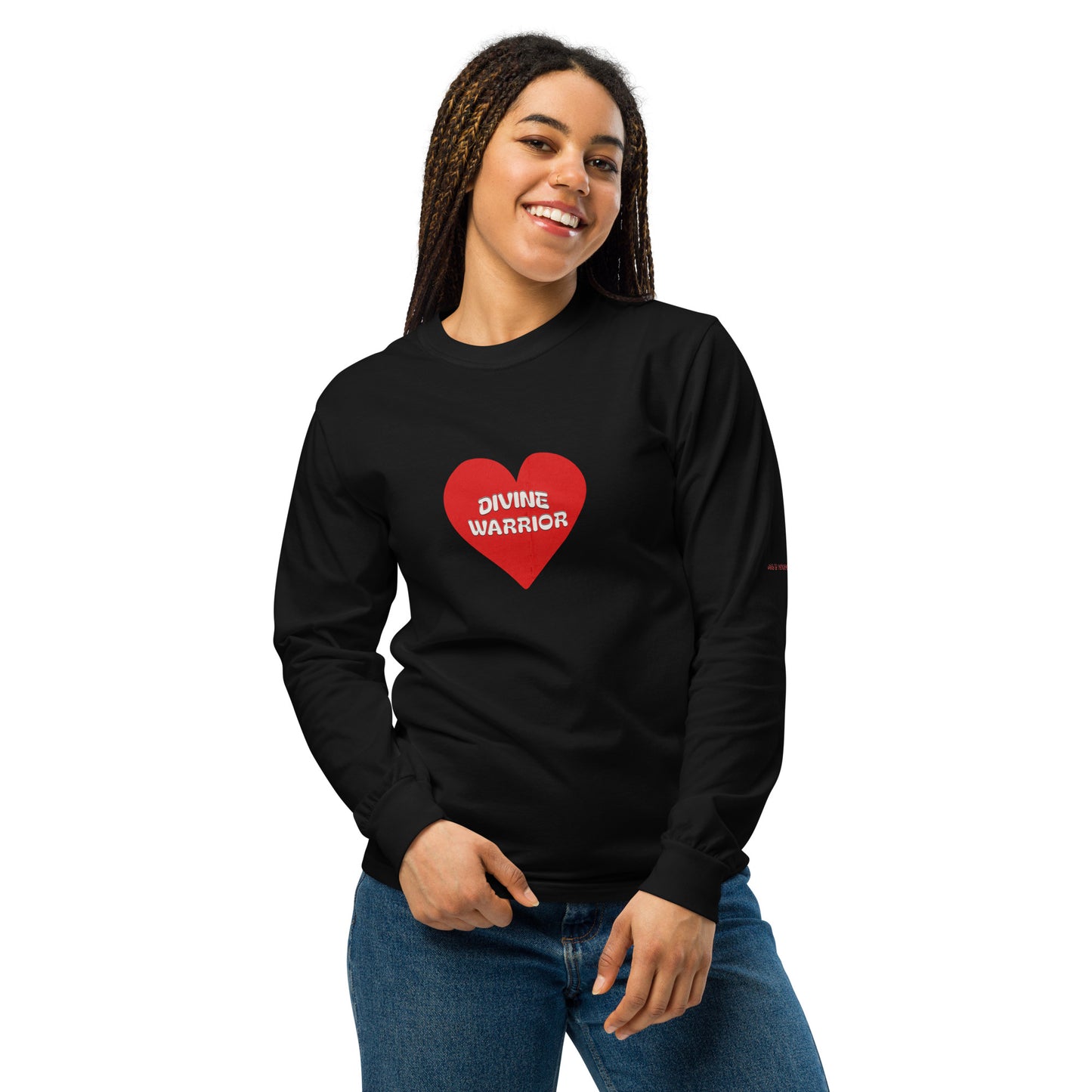 Divine Warrior by God's Perfection Long Sleeve Shirt