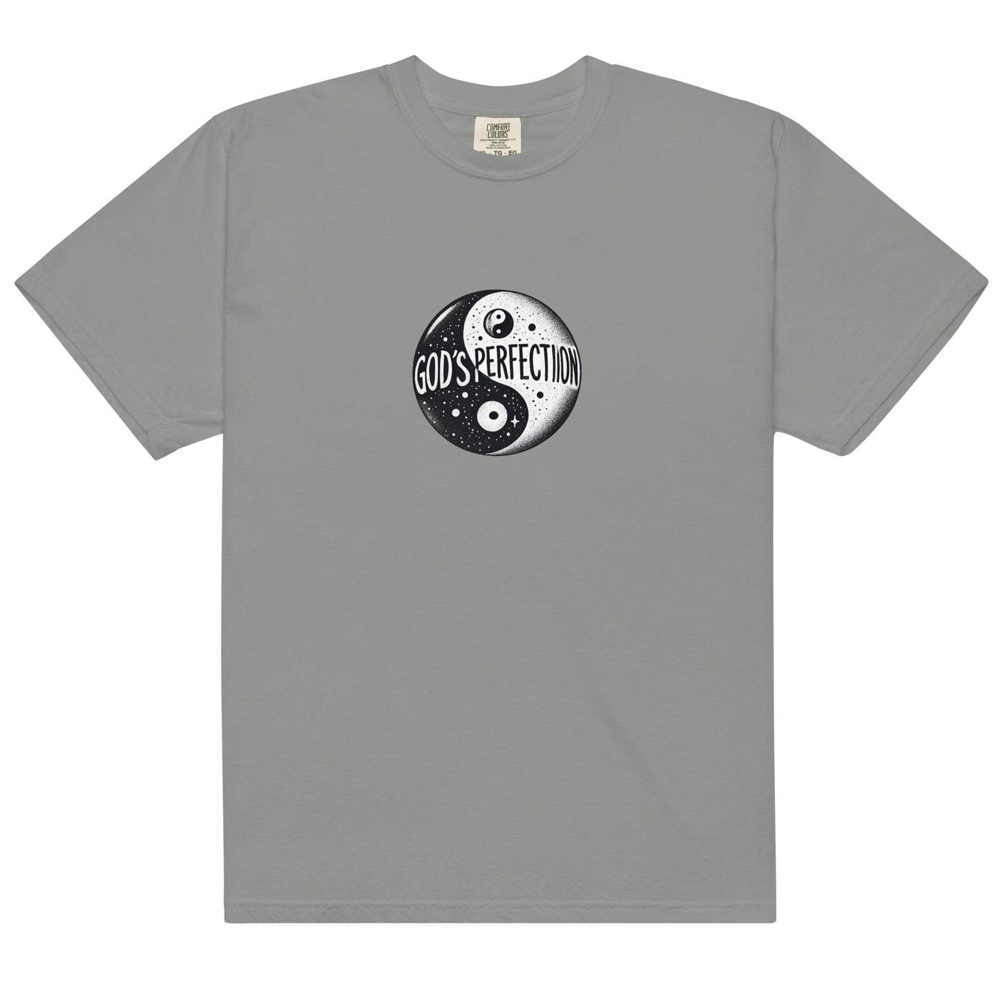 God's Perfection Ying Yang Unisex garment-dyed heavyweight t-shirt