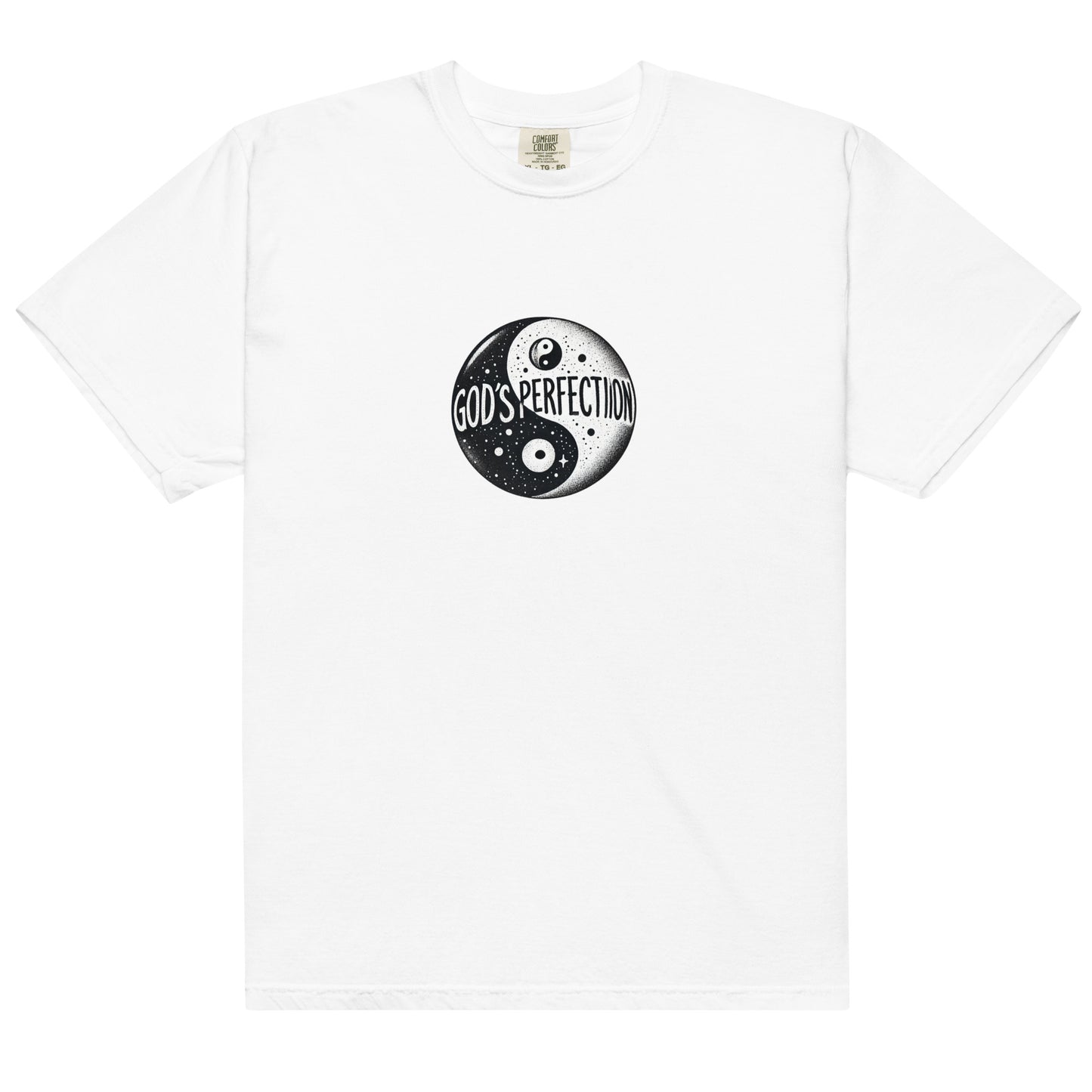 God's Perfection Ying Yang Unisex garment-dyed heavyweight t-shirt