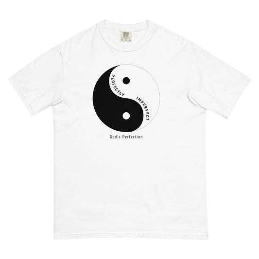 Perfectly Imperfect Ying Yang God's Perfection Unisex Tee