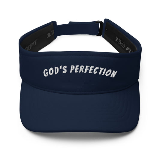 God's Perfection Navy Blue Visor