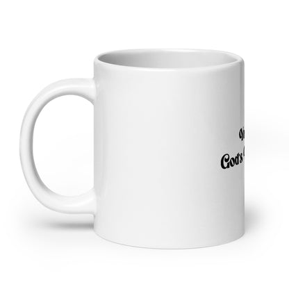 You Are God's Perfection White glossy mug